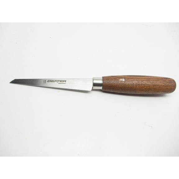 Dexter Russell Fixed Knife,Wood Handle,4" Blade L  75190