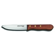 Dexter Russell P46005 Basics 31365 Gaucho-Style Steak Knife, 9-1/4" overall length, 4-3/4" blade, serrated edge, stain-free, high-carbon steel, rosewood handle