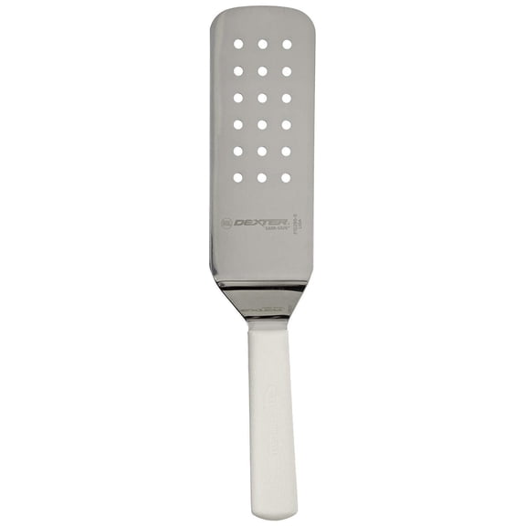 DEXTER Sani-Safe Perforated Turner Silver 8" 16373