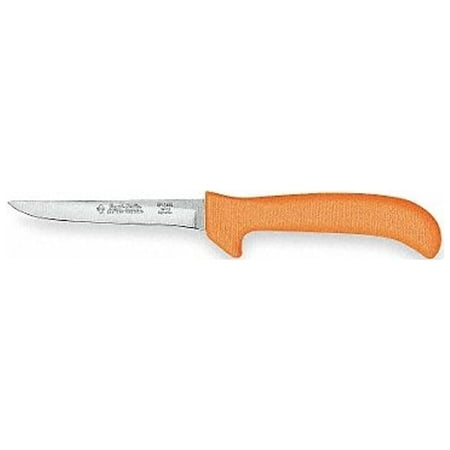 Dexter Russell EP154HG Sani-Safe (11213) Utility/Deboning Knife, 4-1/2", hollow ground, stain-free, high-carbon steel, non-slip, orange, polypropylene handle?????????????????????