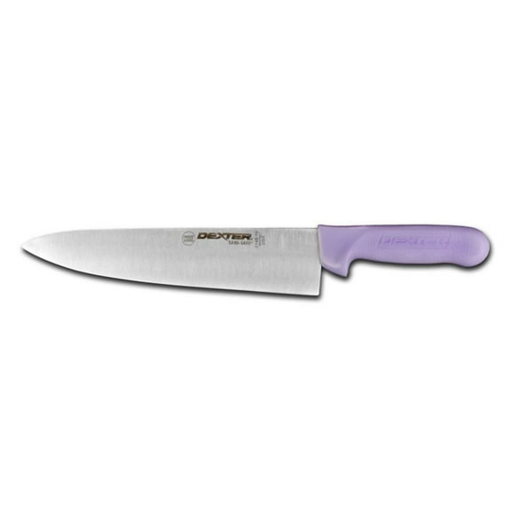 Dexter Russell S145-8P-PCP Sani-Safe Purple Handle 8" Cooks Knife