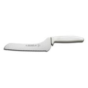 Dexter-Russell 13623 7 Scalloped Offset Slicer, High Carbon Steel Blade, Sani-Safe and Slip-Resistant Polypropylene Handle, Made in USA