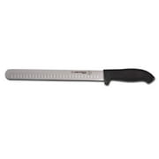 Dexter-Russell SG140-12GEB-PCP 12" Duo-Edge Roast Slicer, High Carbon Steel Blade, SofGrip Non-Slip Black Plastic Handle, Made in USA