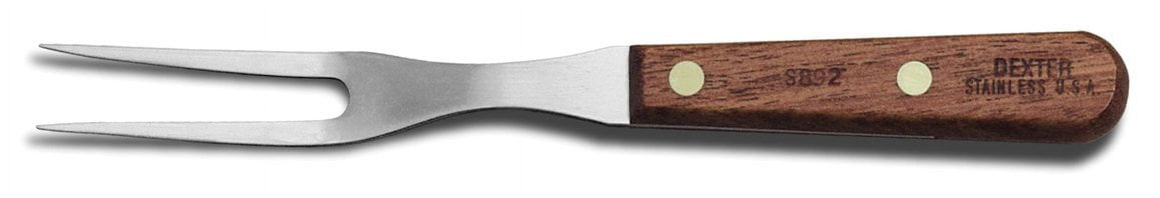 Dexter-Russell Stainless Steel Granny Fork w/ Walnut Handle, Made in USA
