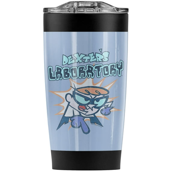 Dexter'S Laboratory/What Do You Want Stainless Steel Tumbler 20 oz Coffee Travel Mug/Cup, Vacuum Insulated & Double Wall with Leakproof Sliding Lid | Great for Hot Drinks and Cold Beverages