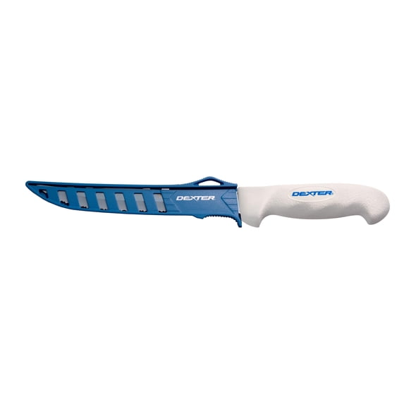 Dexter SG142-8TEEG SOFGRIP 8" Tiger Edge scallpoed knife with EdgeGuard