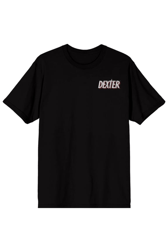 Dexter Slice of Life Boat Tours Bay Harbor Adult Black Crew Neck Short Sleeve T-shirt-Medium