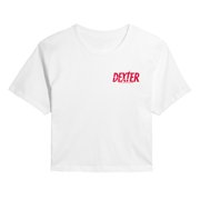 Dexter - Small Logo - Juniors Cropped Graphic T-Shirt