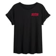 thumbnail image 1 of Dexter - Small Logo - Juniors Oversized Graphic T-Shirt, 1 of 5