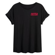 Dexter - Small Logo - Juniors Oversized Graphic T-Shirt