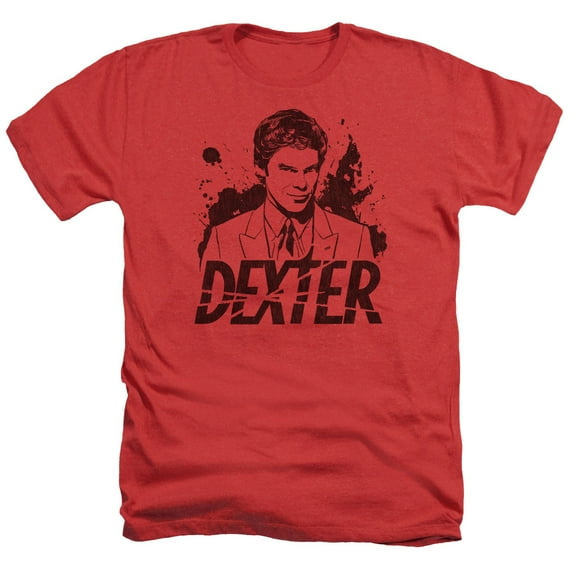 Dexter - Splatter Dex - Heather Short Sleeve Shirt - Large