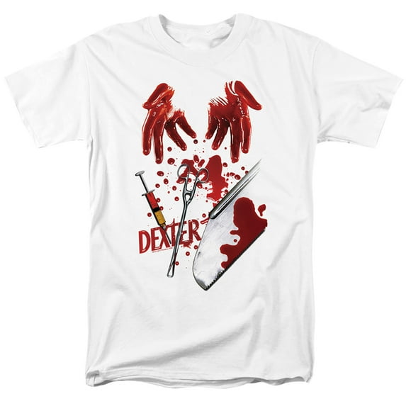 Dexter Tools Of The Trade Adult 18/1 T-Shirt White