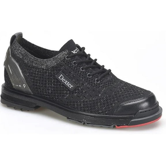 Dexter Women's The 9 Knit ST Bowling Shoes - Black/Silver 9