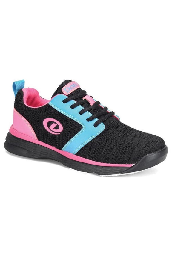 Dexter Womens Raquel LX Bowling Shoes - Black/Blue/Pink Glow 10