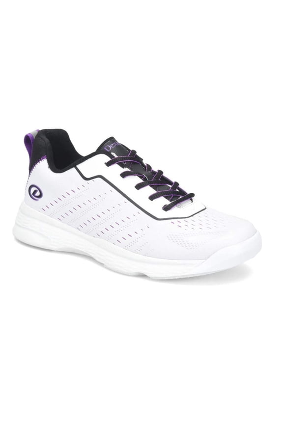 Trixie White Black Purple Women’s Bowling Shoes - 9.5