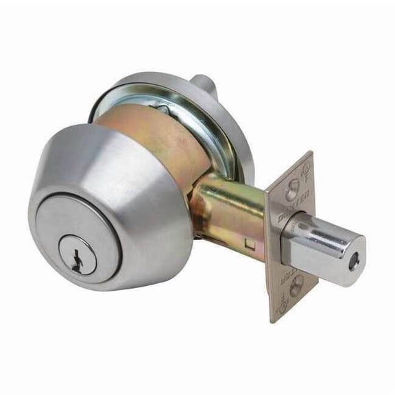 Dexter by Schlage Deadbolt Locks,Cylindrical,Grade 1 DB1000-SCT-626-KDC