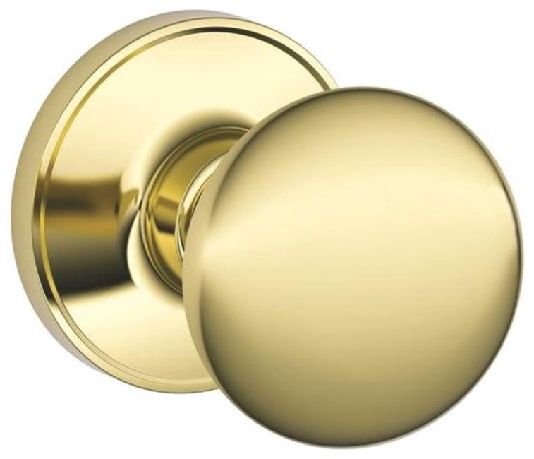 Dexter by Schlage J10STR605 Stratus Hall and Closet Knob, Bright Brass