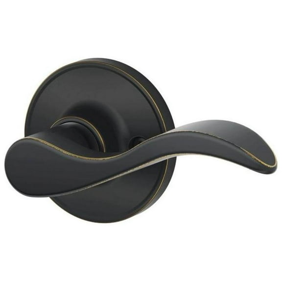 Dexter by Schlage J170SEV716RH Seville Decorative Inactive Trim Right Handed Lever, Aged Bronze