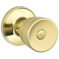thumbnail image 1 of Dexter by Schlage J40BYR605 Byron Bed and Bath Knob, Bright Brass, 1 of 2