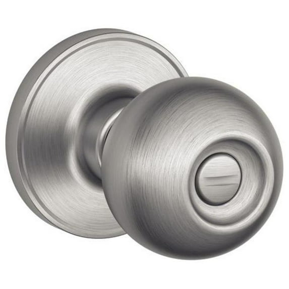 Dexter by Schlage J40CNA630 Corona Bed and Bath Knob, Satin Stainless Steel