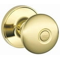 thumbnail image 1 of Dexter by Schlage J40STR605 Stratus Bed and Bath Knob, Bright Brass, 1 of 3