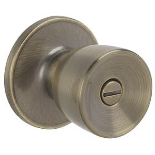 Dexter by Schlage J40VBYR609 Byron Privacy Knob, Antique Brass