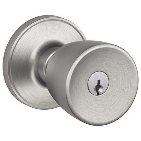 Dexter by Schlage J54BYR630 Byron Keyed Entry Knob, Satin Stainless Steel