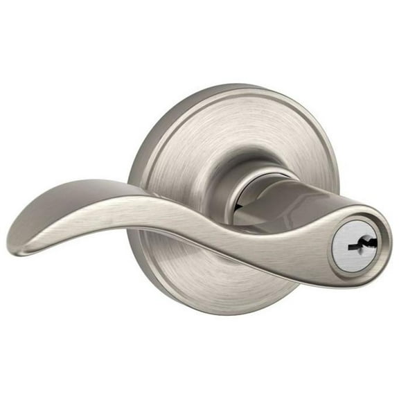 Dexter by Schlage J54SEV619 Seville Keyed Entry Lever, Satin Nickel
