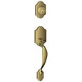 thumbnail image 1 of Dexter by Schlage JH58PRS609 Paris Exterior Handleset with Deadbolt, Antique Brass, 1 of 6