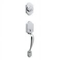 thumbnail image 1 of Dexter by Schlage JH58PRS625 Paris Exterior Handleset with Deadbolt, Bright Chrome, 1 of 6