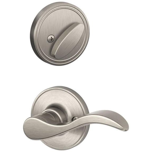 Dexter by Schlage JH59SEV619LH Seville Left Handed Lever Interior Handleset, Satin Nickel