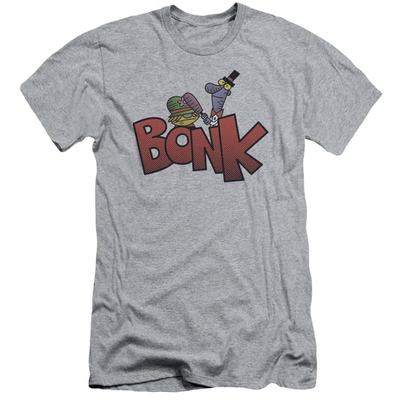 Dexter's Laboratory Bonk S/S Adult 30/1 T-Shirt Athletic Heather