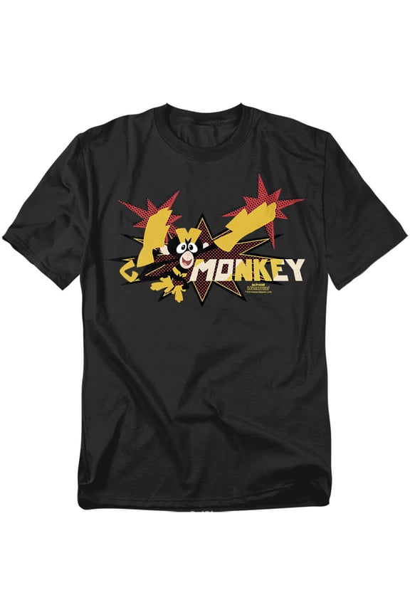 Dexter's Laboratory Monkey Mens Short Sleeve Shirt