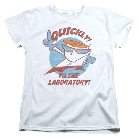 Dexter's Laboratory Quickly S/S Women's T-Shirt White