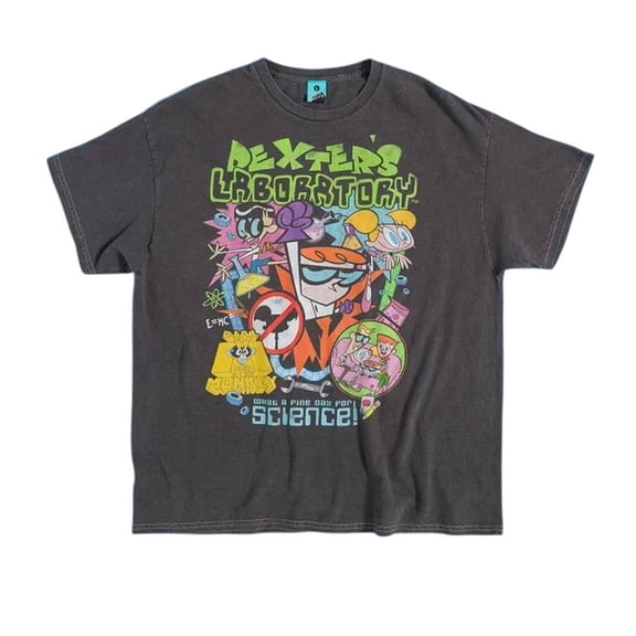 Dexters Laboratory  Adult Vintage Wash T-Shirt