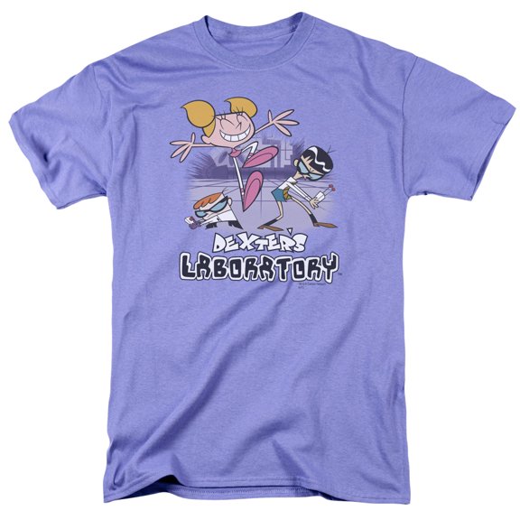 Dexter's Laboratory Cutting In S/S Adult 18/1 T-Shirt Lavendar