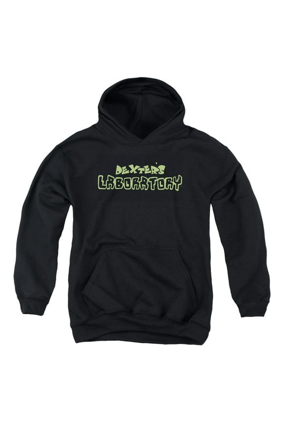Dexters Laboratory - Dexters Logo - Youth Hooded Sweatshirt - Large