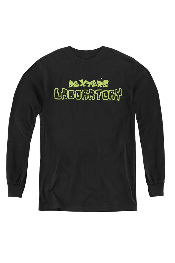 Dexters Laboratory - Dexters Logo - Youth Long Sleeve Shirt - Small