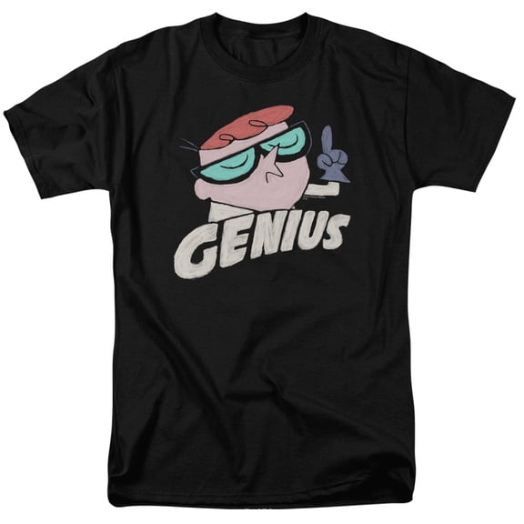 Dexters Laboratory Genius Officially Licensed Adult T-Shirt L