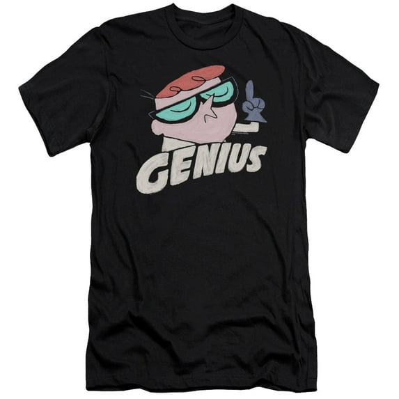 Dexters Laboratory - Genius - Premium Slim Fit Short Sleeve Shirt - X-Large