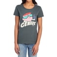 thumbnail image 1 of Dexters Laboratory Genius Women's T Shirt, Charcoal, Medium, 1 of 6