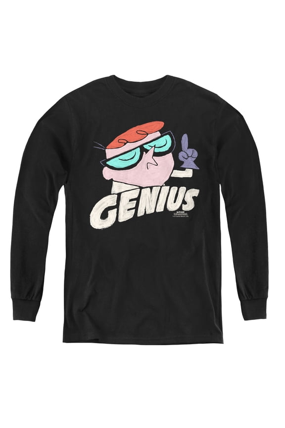 Dexters Laboratory - Genius - Youth Long Sleeve Shirt - Medium