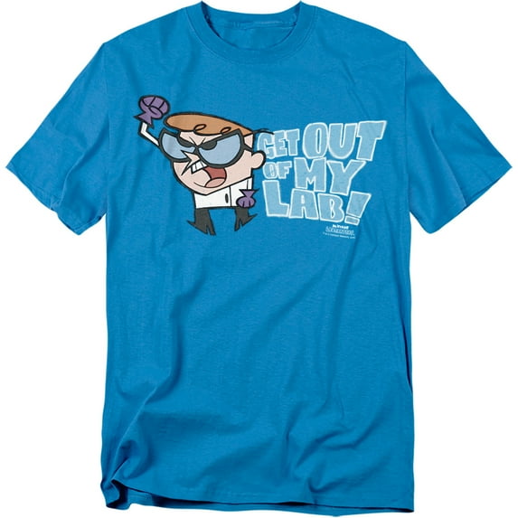 Dexters Laboratory Get Out Officially Licensed Adult T-Shirt M