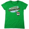 thumbnail image 1 of Dexters Laboratory Logo Women's T Shirt, Kelly Green, Medium, 1 of 6