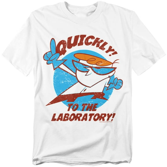Dexters Laboratory Quickly Officially Licensed Adult T-Shirt XL