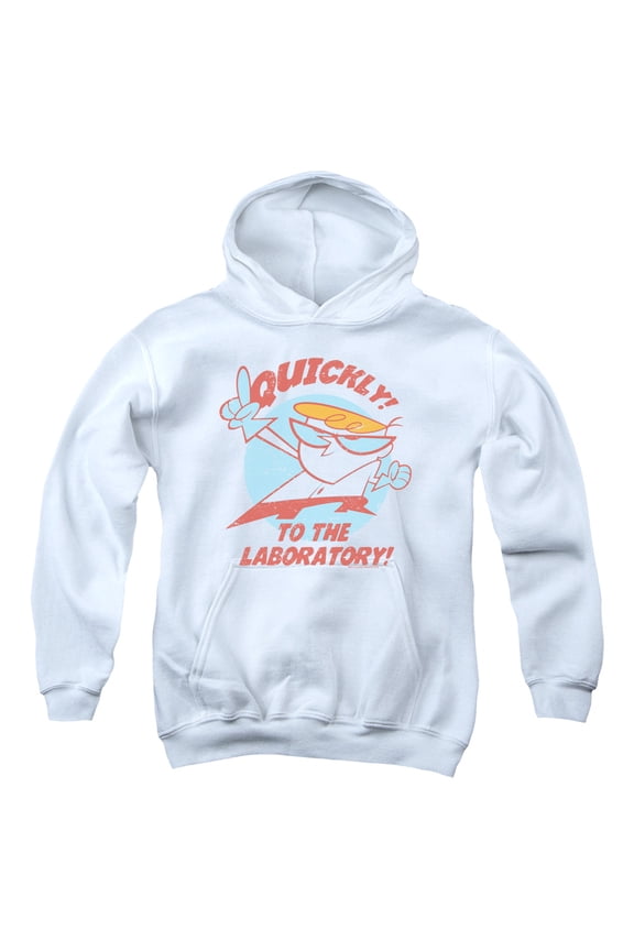 Dexters Laboratory - Quickly - Youth Hooded Sweatshirt - Large