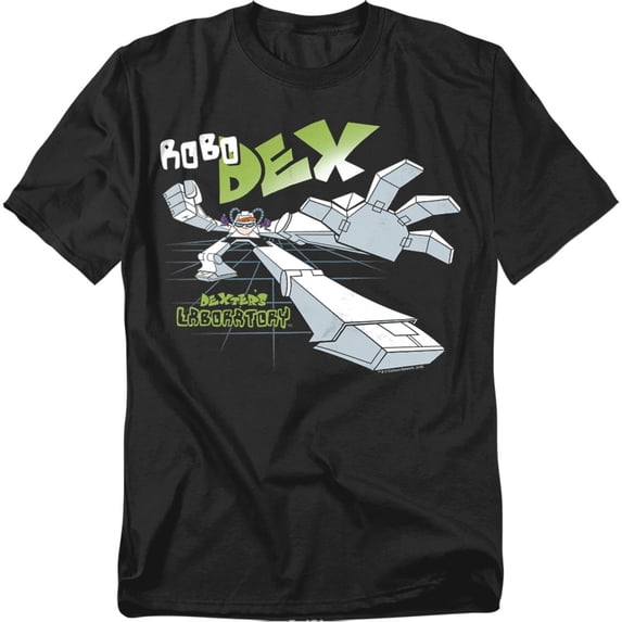 Dexters Laboratory Robo Dex Officially Licensed Adult T-Shirt M