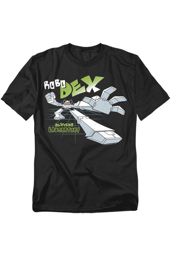 Dexters Laboratory Robo Dex Officially Licensed Adult T-Shirt M