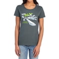 thumbnail image 1 of Dexters Laboratory Robo Dex Women's T Shirt, Charcoal, Medium, 1 of 6