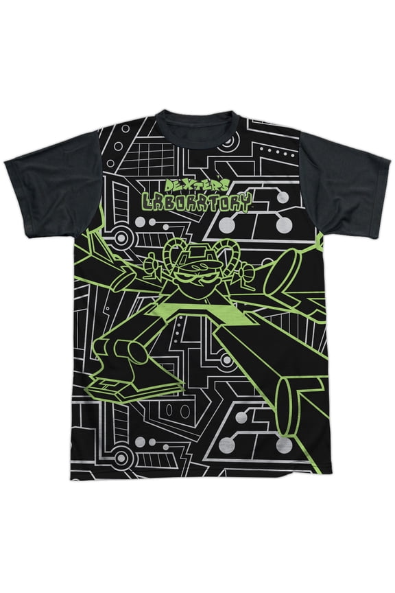 Dexters Laboratory Robot Unisex Adult Halloween Costume Sublimated T Shirt